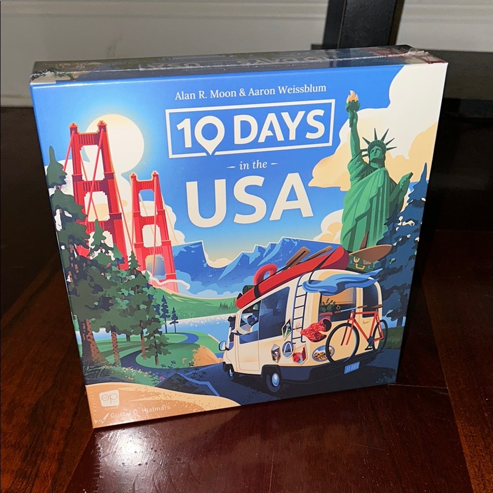 10 Days in the USA Board Game